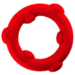 Oxballs Cockring Spinner 25 mm Rouge